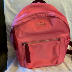 NWOT Kate Spade of New York Medium Size Pink Backpack w/Lots of Pockets